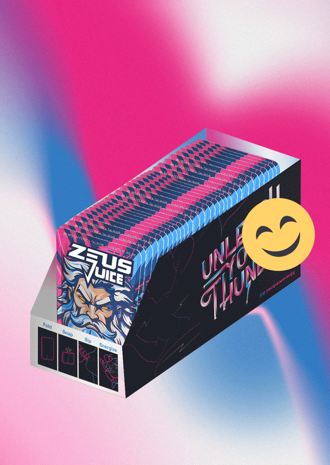 Zeus Juice Instant Energy Gel - Container