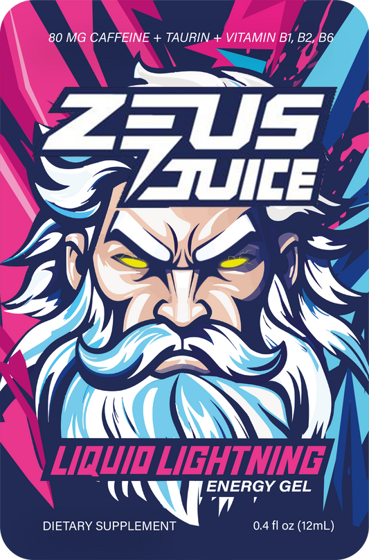 Zeus Juice Instant Energy Gel - 6 Pack