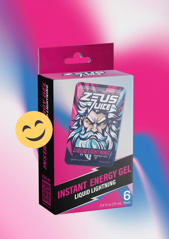 Zeus Juice Instant Energy Gel - 6 Pack
