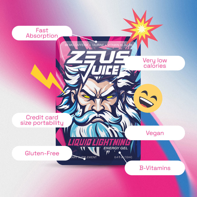 Zeus Juice Instant Energy Gel - Container