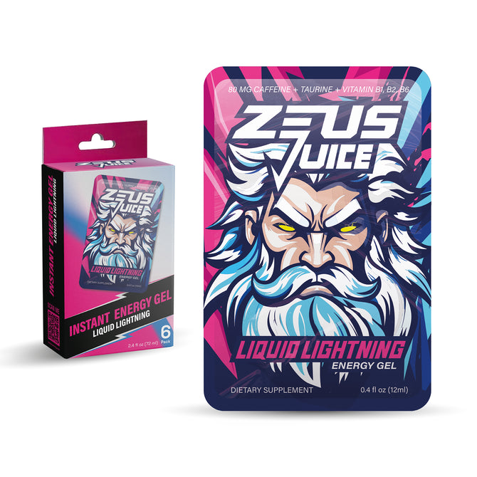 Zeus Juice Instant Energy Gel - 6 Pack