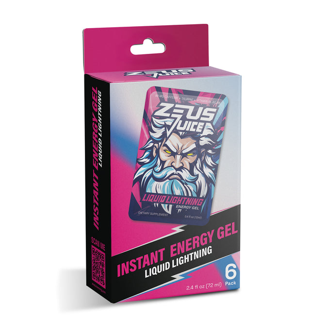 Zeus Juice Instant Energy Gel - 6 Pack